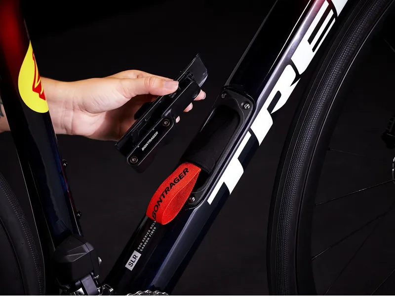 Trek Domane SLR 6 eTap Road Bike in Metallic Red Smoke/Blue Smoke-6